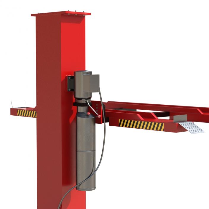 3D model Single Post Car Lift