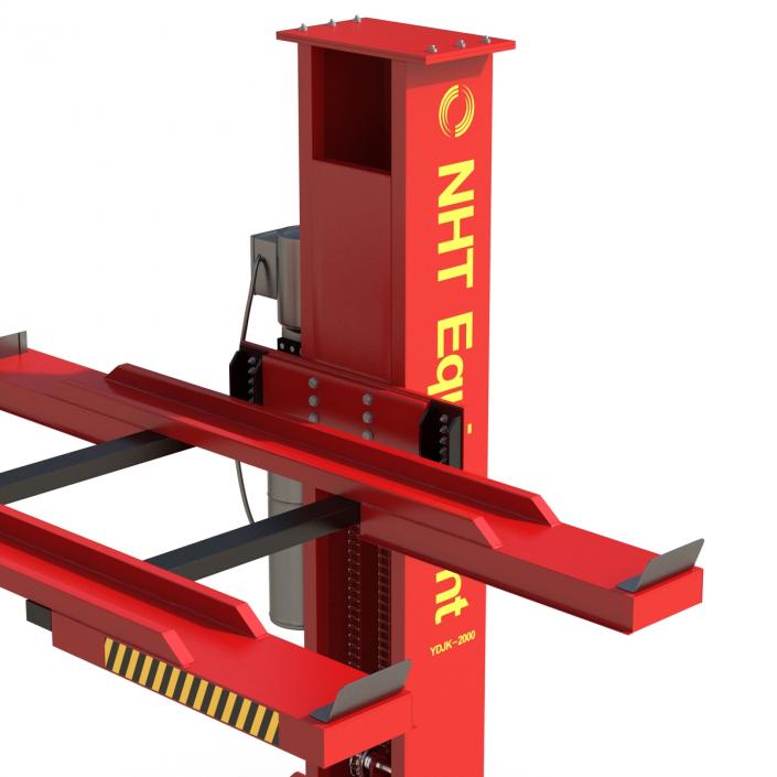 3D model Single Post Car Lift