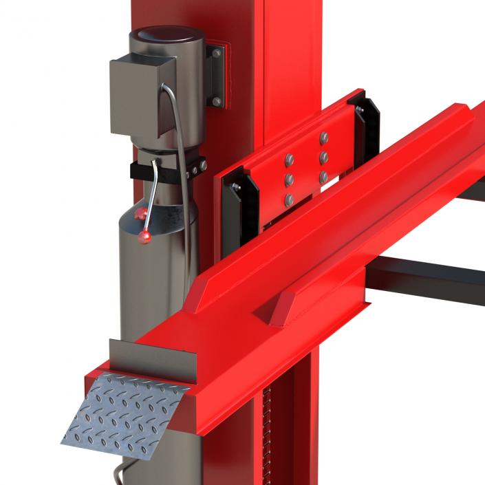 3D model Single Post Car Lift