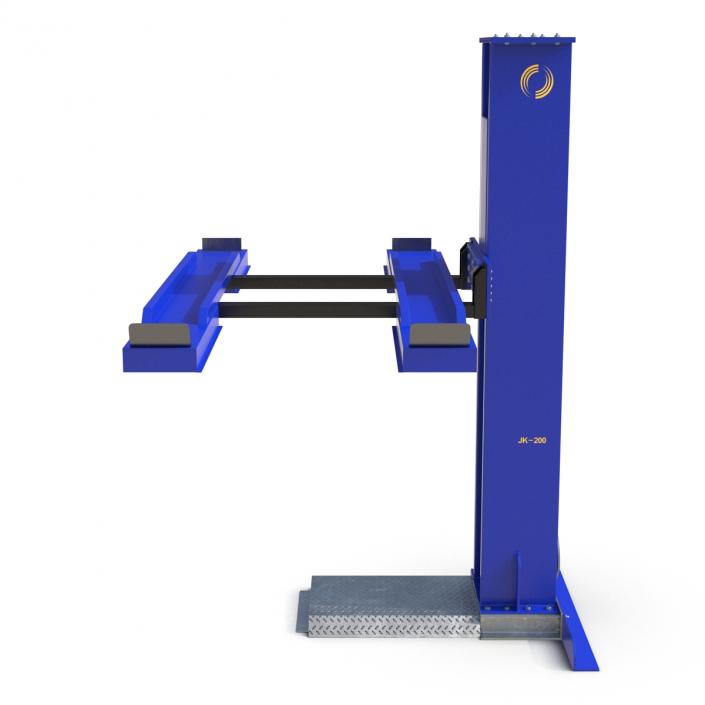 3D Single Post Car Lift Generic model