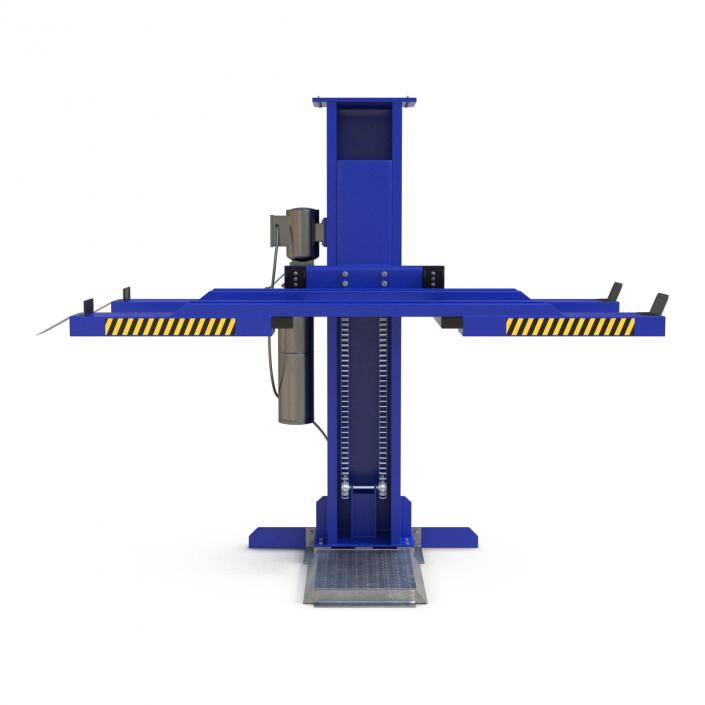 3D Single Post Car Lift Generic model