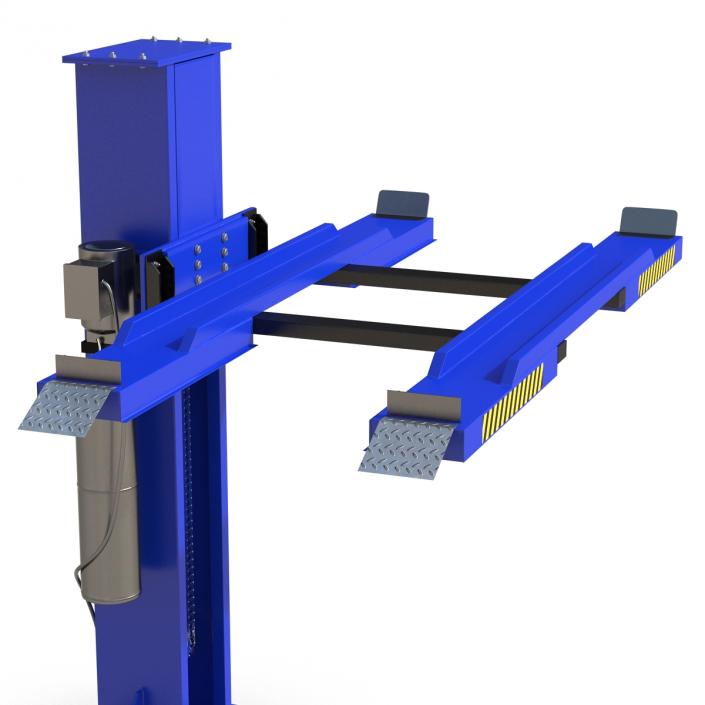 3D Single Post Car Lift Generic model