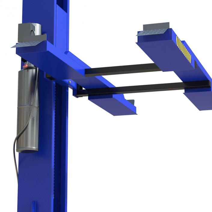 3D Single Post Car Lift Generic model