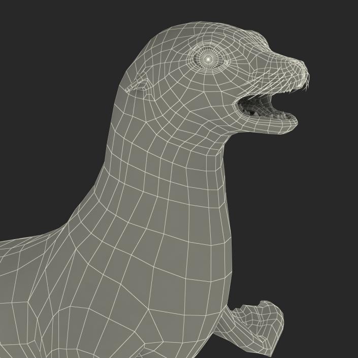 3D model Sea Lion Rigged