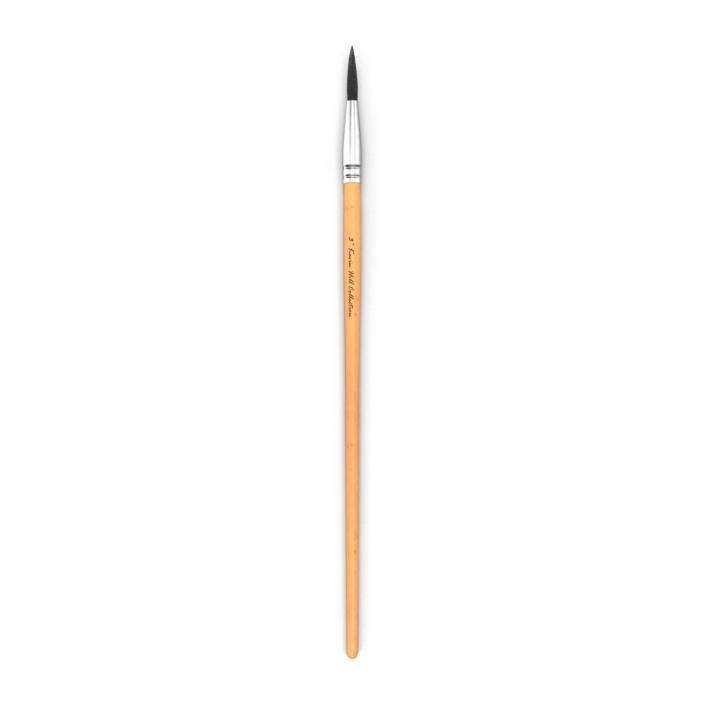 Paint Brush Round 2 3D model