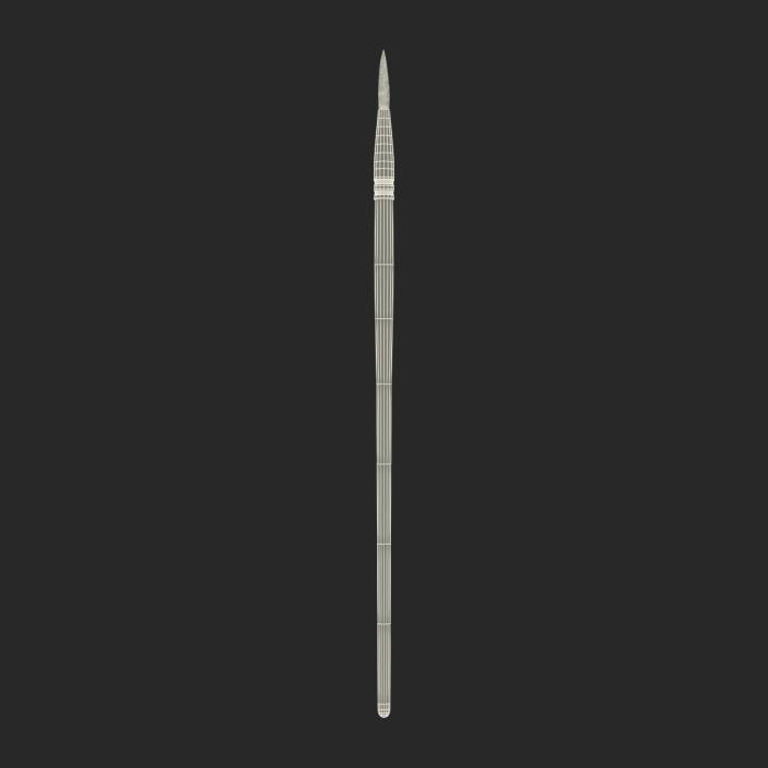 Paint Brush Round 2 3D model