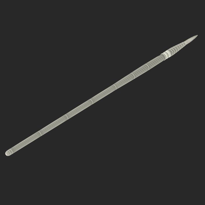 Paint Brush Round 2 3D model