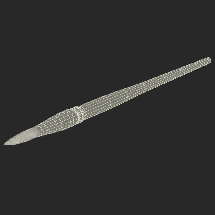 Paint Brush Round 2 3D model