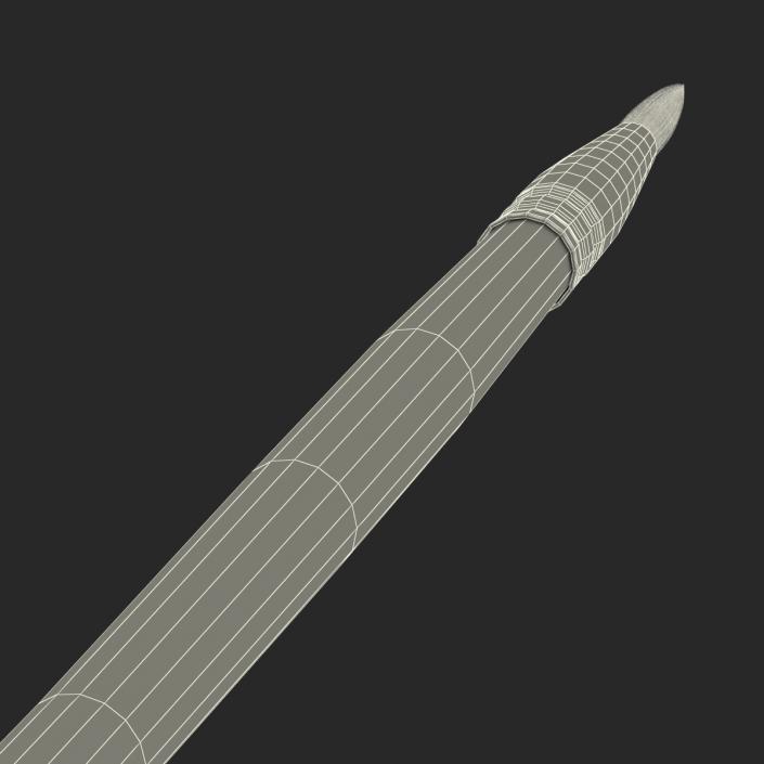 Paint Brush Round 2 3D model