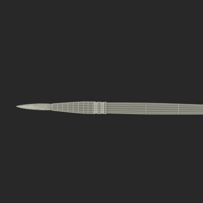 Paint Brush Round 2 3D model