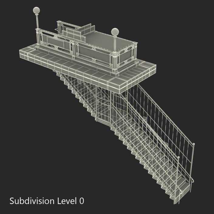 Subway Entrance in New York City 3D