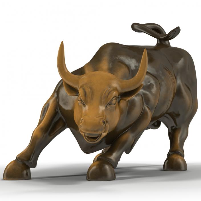 3D Wall Street Bull