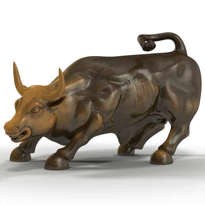 3D Wall Street Bull