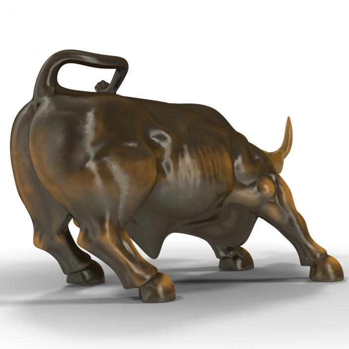 3D Wall Street Bull