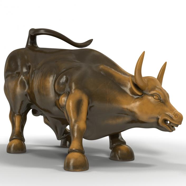 3D Wall Street Bull