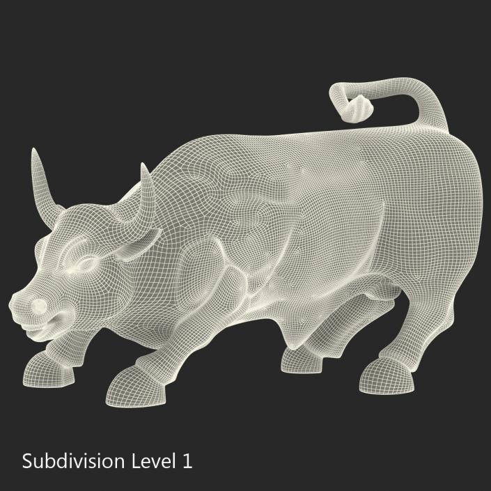 3D Wall Street Bull