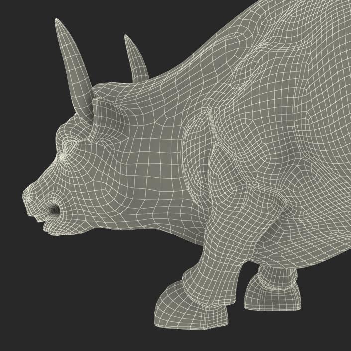 3D Wall Street Bull