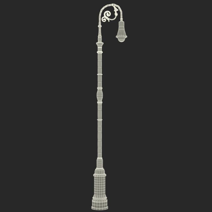 3D model New York Street Lamp