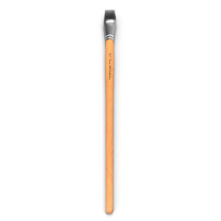 3D Paint Brush Flat 5 model