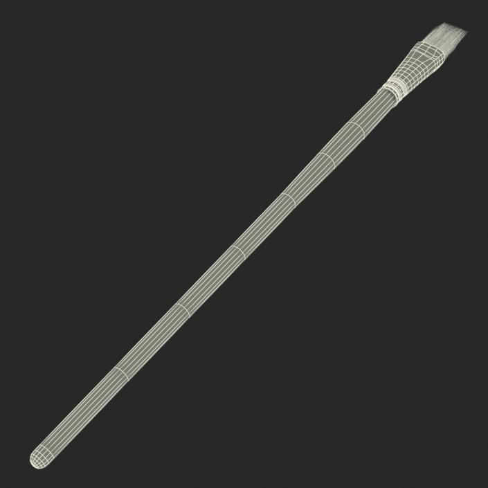 3D Paint Brush Flat 5 model