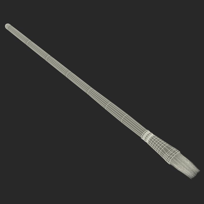 3D Paint Brush Flat 5 model