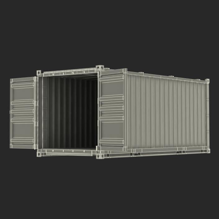 Collapsible ISO Container Rigged 3D