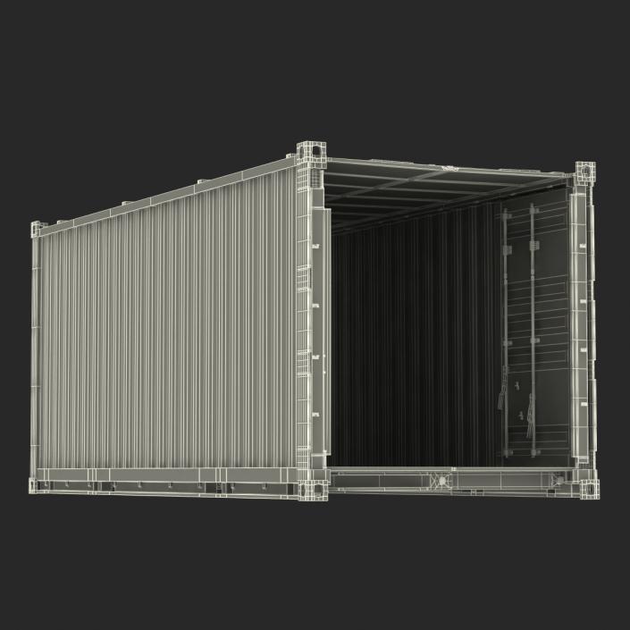 Collapsible ISO Container Rigged 3D