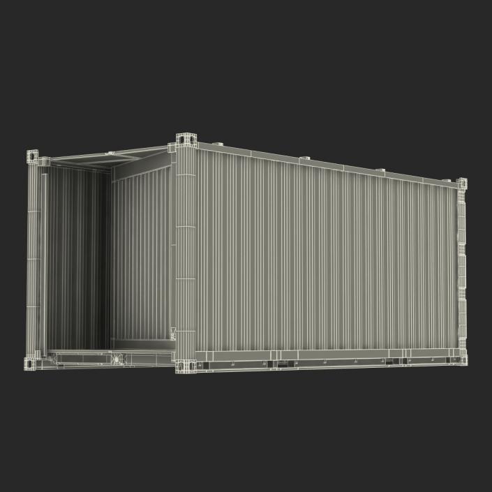 Collapsible ISO Container Rigged 3D