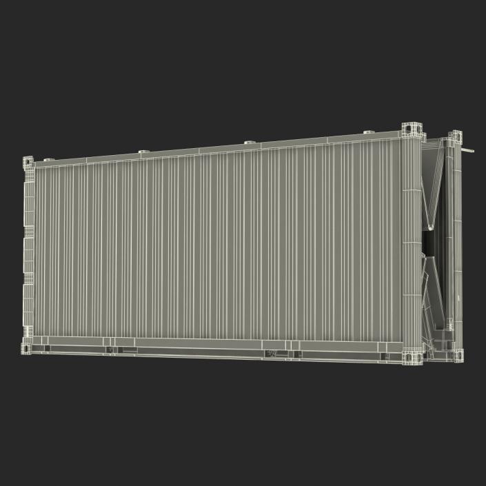 Collapsible ISO Container Rigged 3D