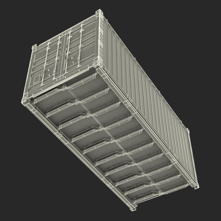 Collapsible ISO Container Rigged 3D