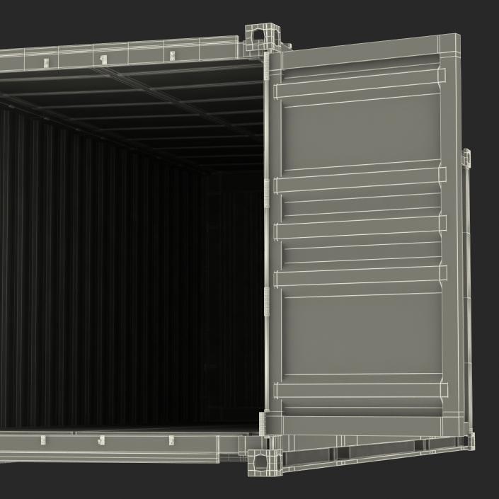 Collapsible ISO Container Rigged 3D