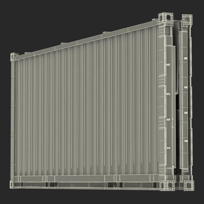 Collapsible ISO Container Folded 3D