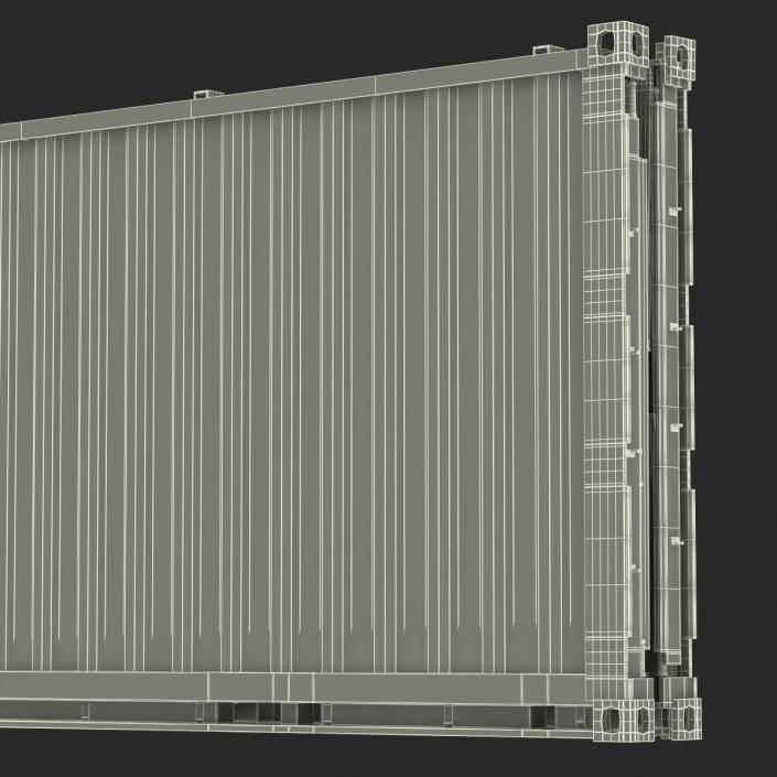 Collapsible ISO Container Folded 3D