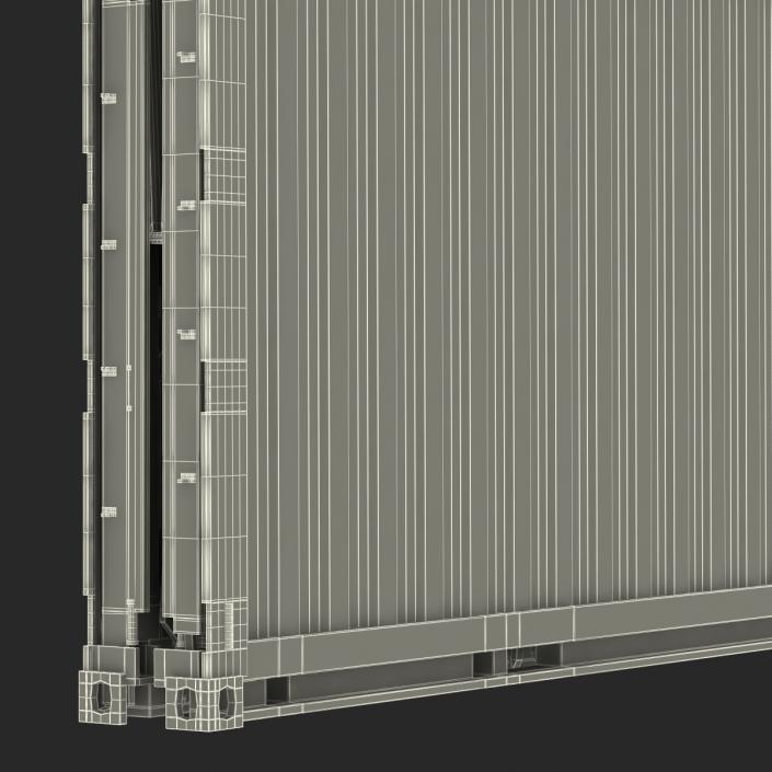 Collapsible ISO Container Folded 3D