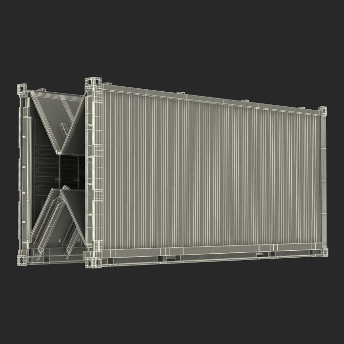 Collapsible ISO Container Folded 2 3D model