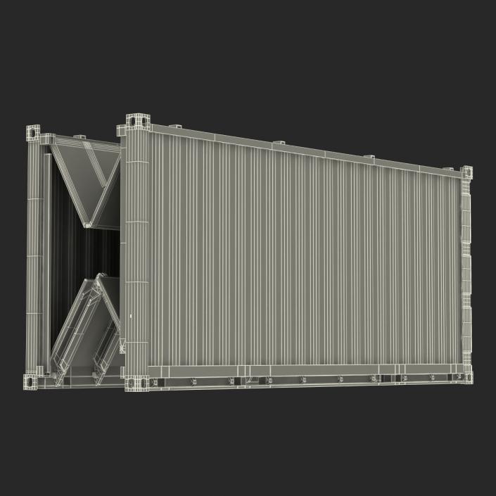 Collapsible ISO Container Folded 2 3D model