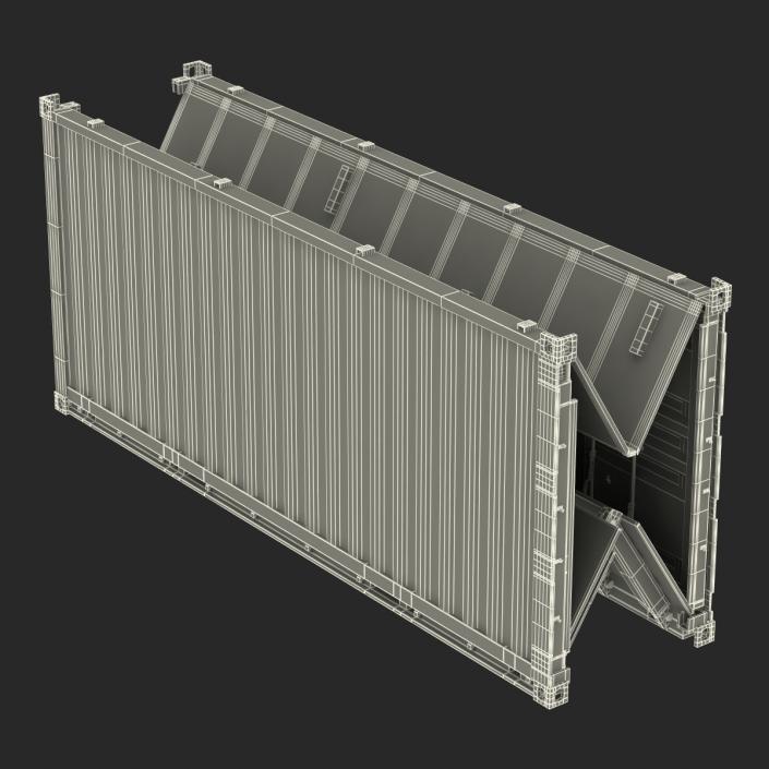 Collapsible ISO Container Folded 2 3D model