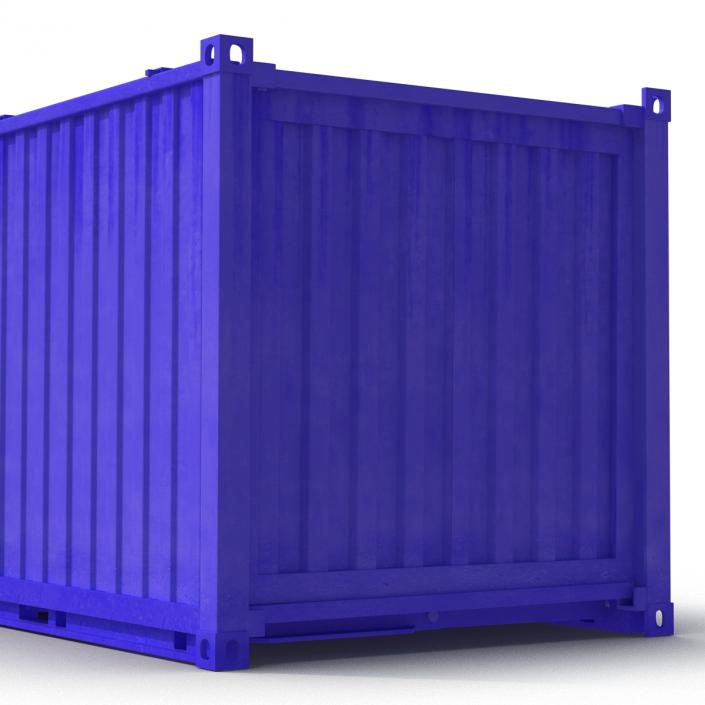 3D model Collapsible ISO Container Blue