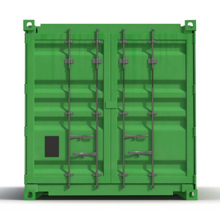 3D Collapsible ISO Container Green