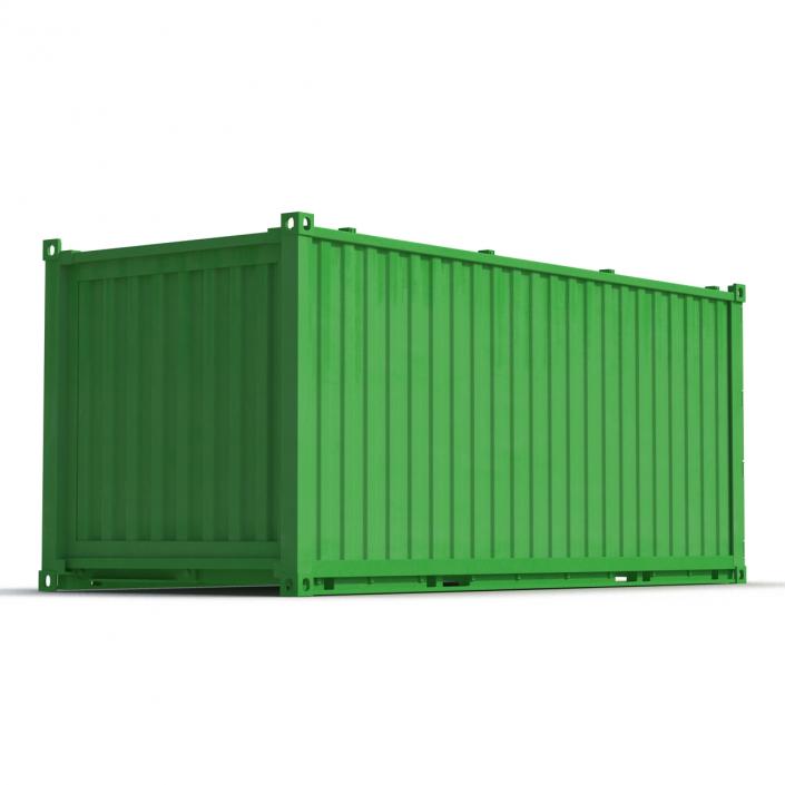 3D Collapsible ISO Container Green