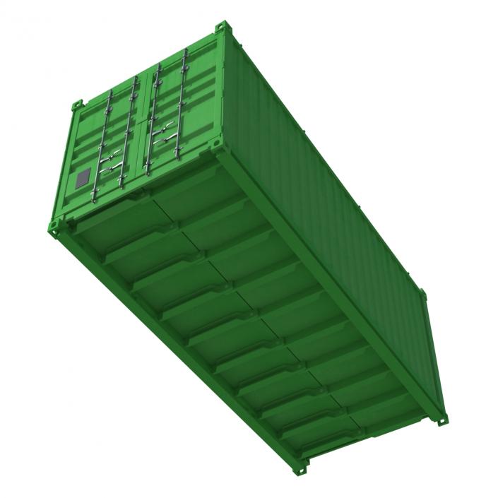 3D Collapsible ISO Container Green