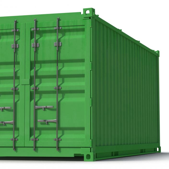 3D Collapsible ISO Container Green