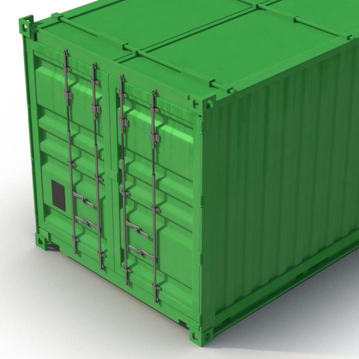 3D Collapsible ISO Container Green