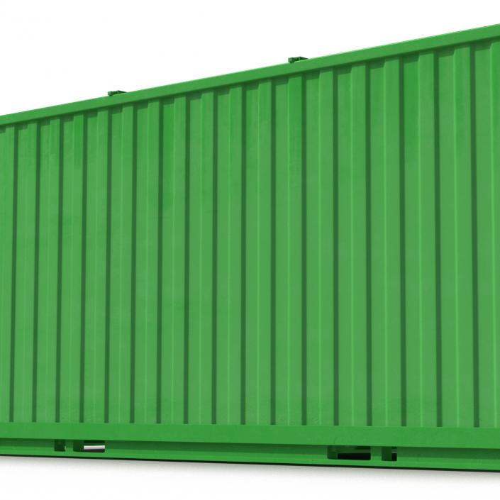 3D Collapsible ISO Container Green