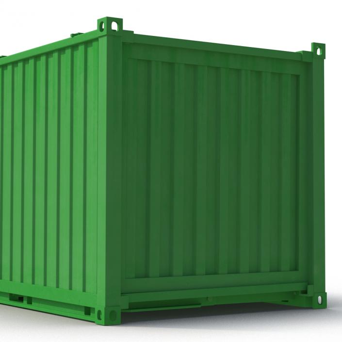 3D Collapsible ISO Container Green