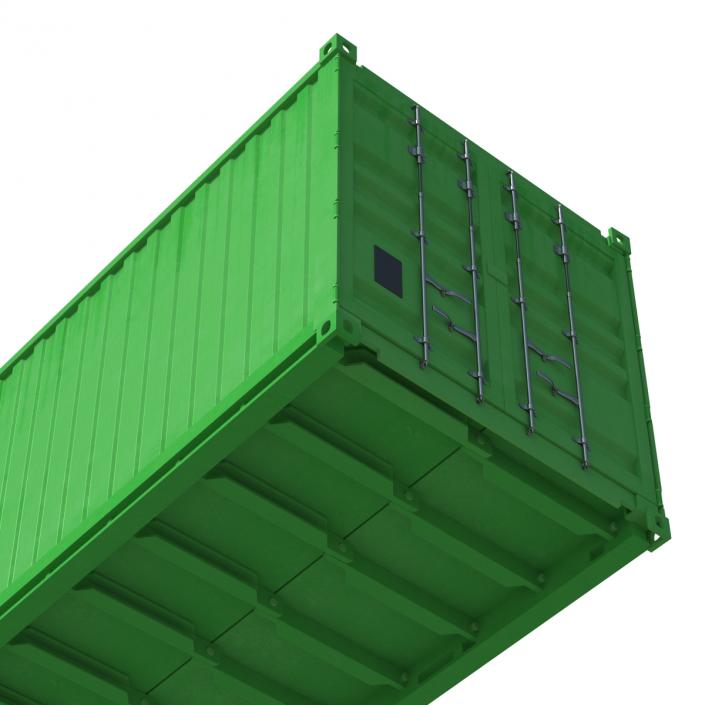 3D Collapsible ISO Container Green