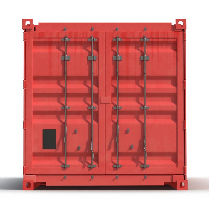 Collapsible ISO Container Red 3D model