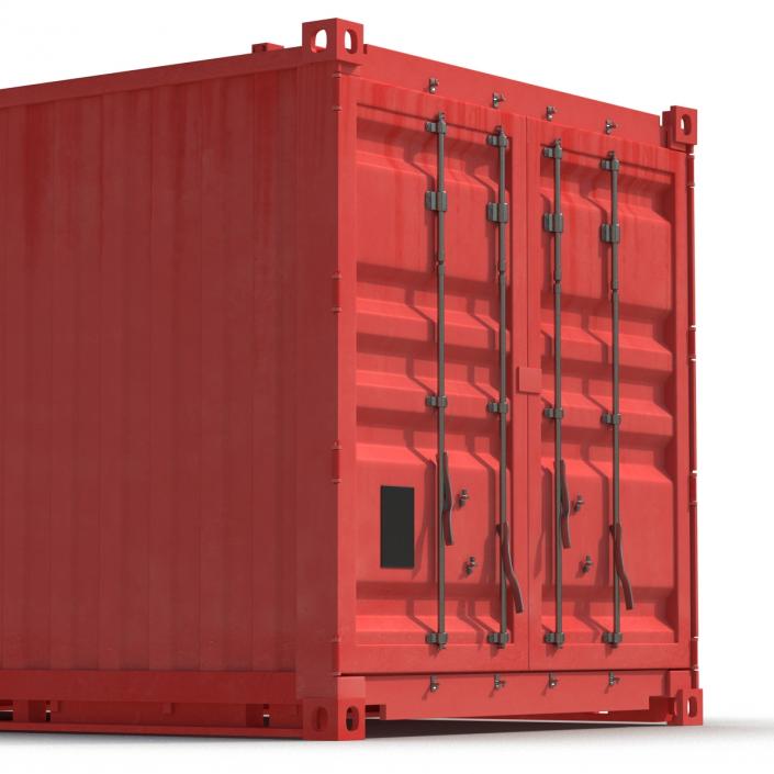 Collapsible ISO Container Red 3D model