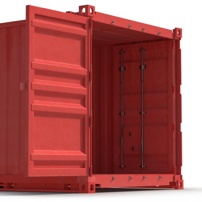 Collapsible ISO Container Red 3D model