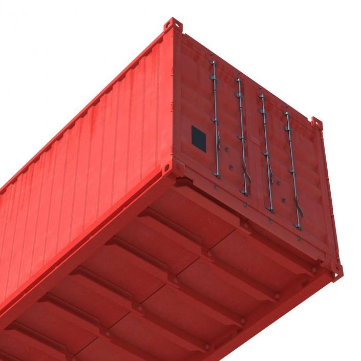 Collapsible ISO Container Red 3D model